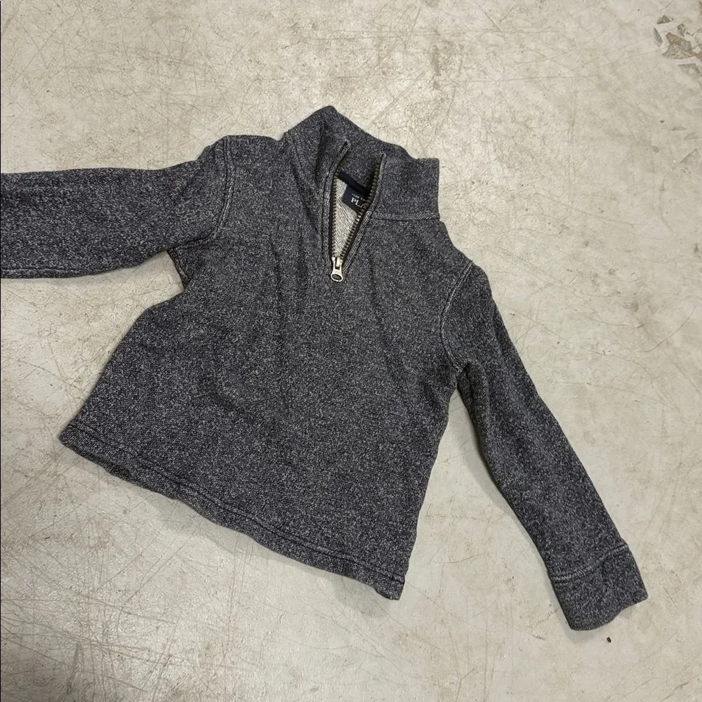 The Children's Place Blue Zip-Up Sweater LIKE NEW - Size 2T Long Sleeve Half Zip